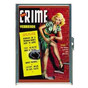 CRIME YEARBOOK 1953 SEXY PULP ID Holder, Cigarette Case or 