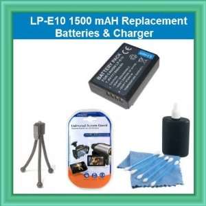  LP E10 1500 mAH Replacement Battery for EOS 1100D, EOS Rebel T3, EOS 