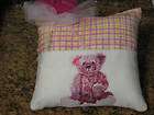 TOOTH FAIRY PILLOW~HANDMADE​~EMBROIDERED~TE​DDY BEAR