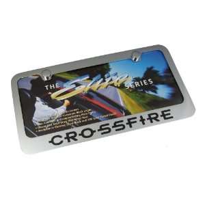 Chrysler Crossfire Chrome Brass License Plate Frame