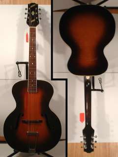 1930’s Slingerland Songster   Vintage Sunburst Archtop Guitar with 
