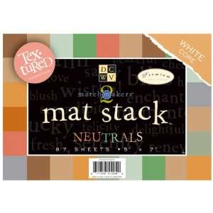   Makers Neutrals 5 Inch by 7 Inch Mat Stack Arts, Crafts & Sewing