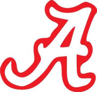 HUGE Alabama Bama college logo sticker football A 135  
