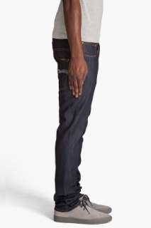 Nudie Jeans Thin Finn Organic Dry Ecru Jeans for men  