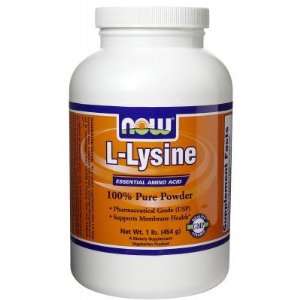  Now Foods  L Lysine Powder, 1lbs