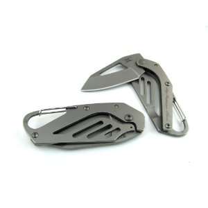  pocket knife folding folder knife keychains silver
