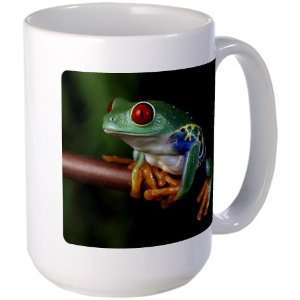  Large Mug Coffee Drink Cup Red Eyed Tree Frog: Everything 