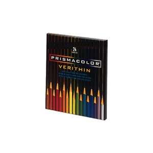 Sanfrd Verithin Colored Art Woodcase Pencils, 24 Assorted Colors/Set