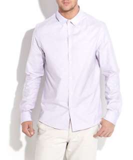   (Purple) Pale Lilac Long Sleeved Oxford Shirt  241642751  New Look