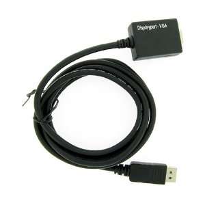   Display Port DP to VGA Cable Converter Adapter 6 ft Electronics