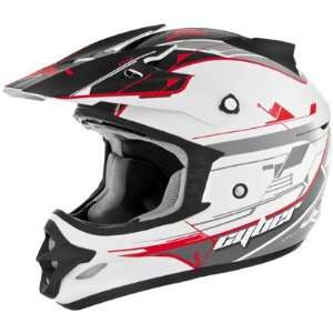  Cyber Helmets UX 25 Motocross Helmet Red/Black Medium M 