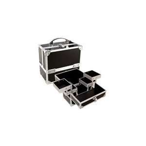  Black Aluminum Case with Trays: Health & Personal Care