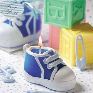  Blue Baby Bootie/Sneaker Design Candle F9427 Quantity of 
