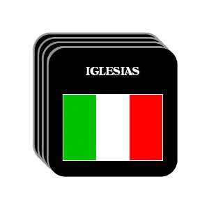 Italy   IGLESIAS Set of 4 Mini Mousepad Coasters