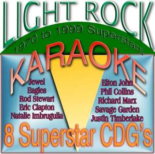CD+G Set Light Rock Karaoke From 70s to 90s Great   