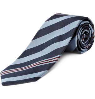  Accessories  Ties  Neck ties  Striped Silk Tie