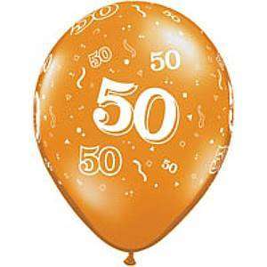 Age 50 Birthday Balloons   50th Party Supplies (25) 071444923668 