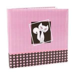  Mbi Mod Pet 12 Inch by 12 Inch Postbound Album, Pink Cat 