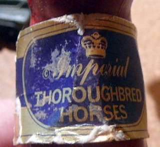 VTGE IMPERIAL THOROUGHBRED HORSE HONG KONG 1975 TAGGED  