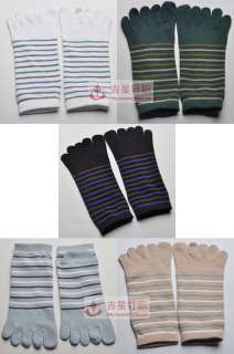 Pairs of Toe Socks five fingers¹ Fashion Stripe Colors  