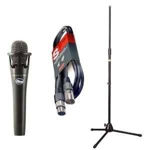   Microphone Bundle with Stagg MIS 1020 BK Tripod Mic Stand and 10 Foot