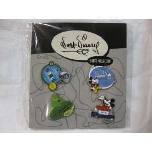   Piece Disney Pin Starter Set Quote Collection Set 2010 Toys & Games
