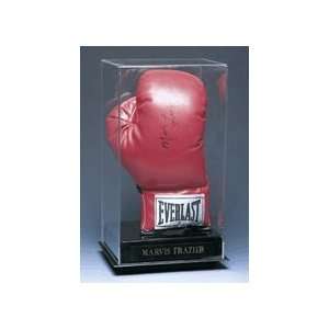 Custom Engraved Single Stand Up Boxing Glove Display Case:  