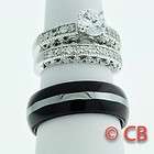 Engagement Wedding Ring Set For Mens & Women His and Hers Set 