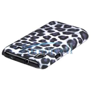 Leopard Handy Tasche Hülle Case Cover +3 Folie für Samsung Galaxy 