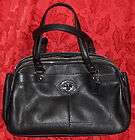 nwt coach penelope black leather satchel bag handbag pu expedited