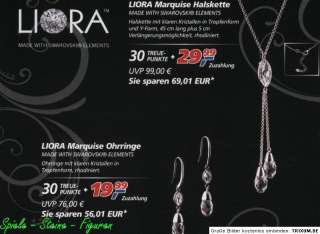 150 REAL Treuepunkte für Liora Schmuck Halskette Armband Ohrringe 
