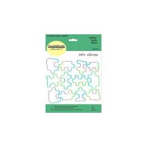    Bandzmania 24pk Tie Dye Puzzle Shapes Silly Bands: Toys & Games
