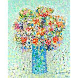  GreenBox Art Floral Bouquet Sage Wall Art 30x40