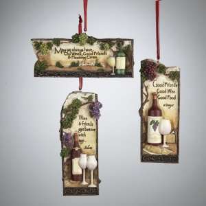  Club Pack of 12 Tuscan Winery Good Friends Plaque 