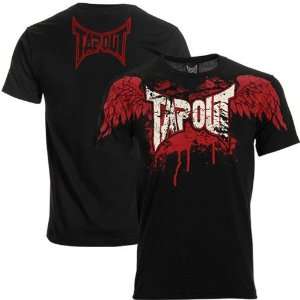  TapouT Black Wing Logo Premium T shirt: Sports & Outdoors