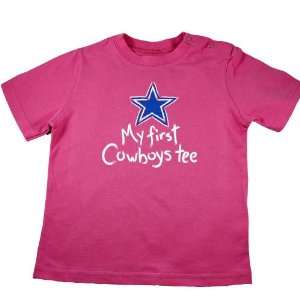  Dallas Cowboys Infant My First Tee   Pink   12 mos Sports 