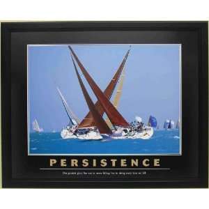  Framed Motivational Art   Persistence