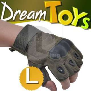Half Finger Tactical Knuckle Pilot Assault Gloves DH106  