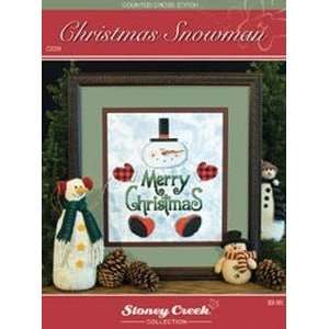   Counted Cross Stitch Pattern Book: Christmas Snowman: Home & Kitchen
