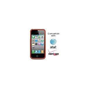  iPhone 4 Rubberized Orange Case Verizon AT&T Rogers Fido 