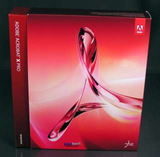 Adobe Acrobat X Pro (V.10) Vollversion Win Box OVP NEU  