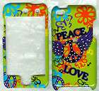 peace love hard case Cover apple iPOD TOUCH 4 4th Generation
