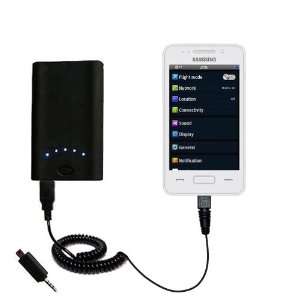   Charger for the Samsung Wave 725   uses Gomadic TipExchange Technology