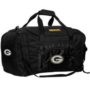  Green Bay Packers NFL Roadblock Duffle Bag (Black) Sports 