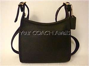 NEW Coach SMALL LEGACY ZIP Bag~US Made CLASSIC ORIGINAL~Black Handbag 