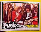 Thin Lizzy the punk card from Monty Holland 1970s