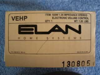 Electronic Volume Control Elan VEHP 100 watt high Power  
