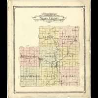 1907 STARK COUNTY plat maps atlas old GENEALOGY Illinois history LAND 