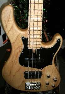 Cort Gb74 Active Jazz Bass Four 4 string Swamp Ash New Open Pore 