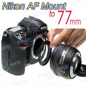 77mm Macro Reverse Adapter Ring for Nikon AF Mount Camera  